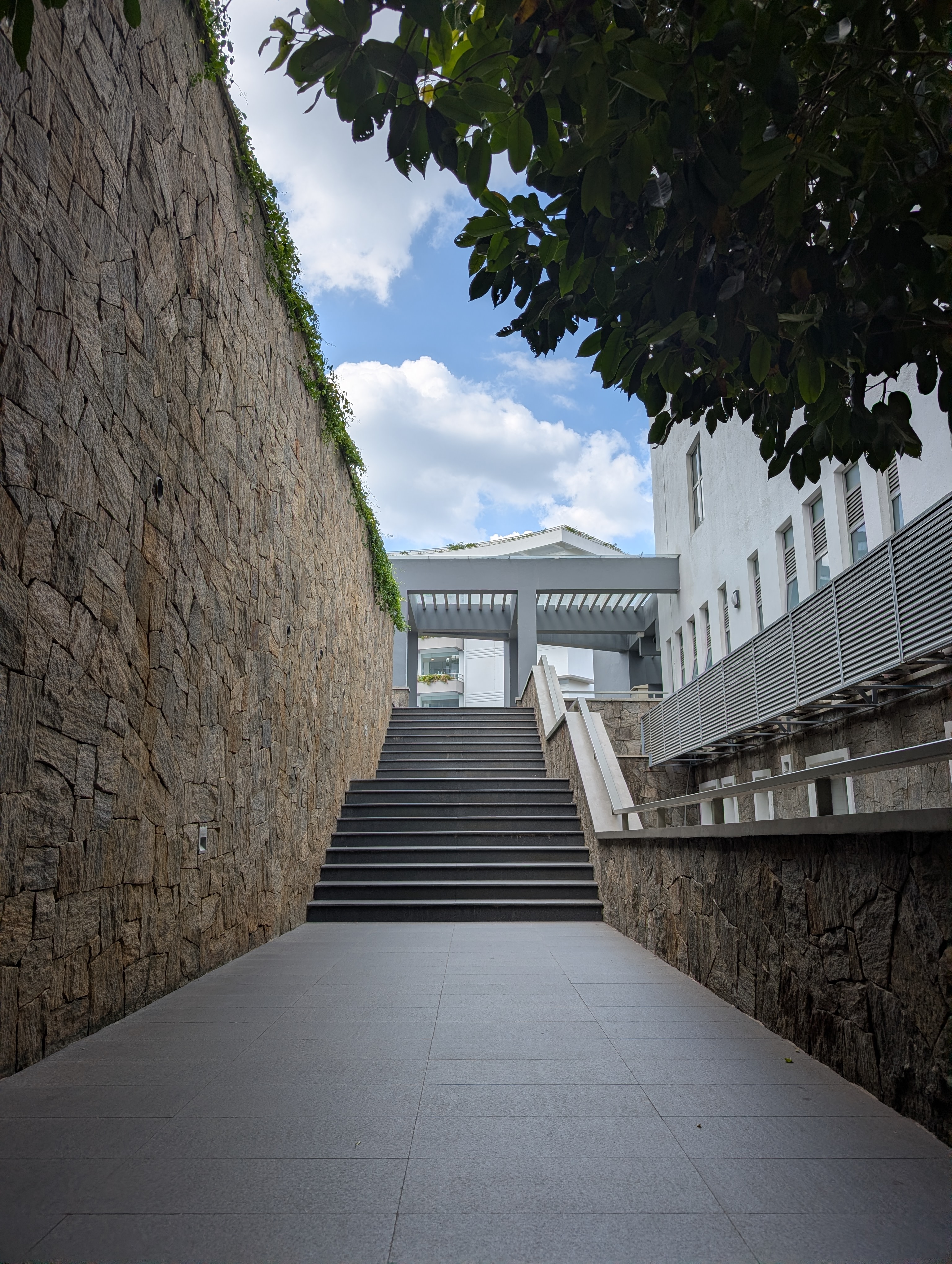 Staircase architecture at NSBM University
